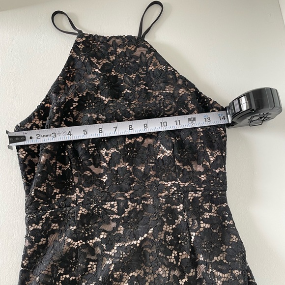 NWT Cherie Los Angeles Elegant Black Lace Sleeveless Dress Medium - Picture 7 of 8